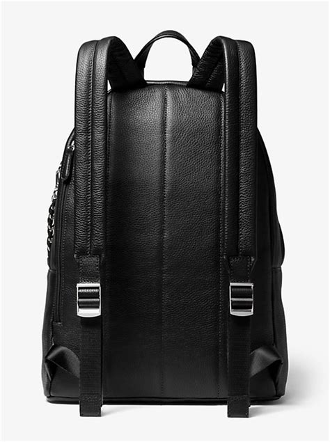 michael kors slater large backpack|michael kors large leather backpack.